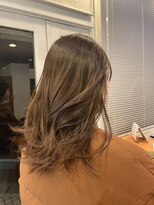 ナナナ パレナ 大津膳所店(nanana parena)&nbsp;艶髪透明感カラー＆ふんわりカール/ゆる巻きデジパ♪