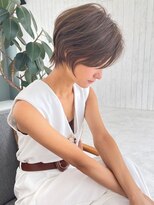 大人可愛い小顔ひし形クビレ丸み/20代/30代/40代/ショート/ボブ
