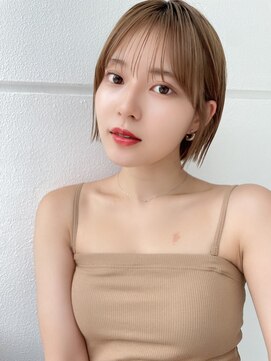 サンドシーン(sand scene) @abiru_sand/ショートボブ/くびれボブ/大人可愛い20代30代40代