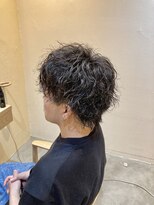 ソウスシア(SOURCE cia)&nbsp;メンズツイストスパイラルパーマウルフ【佐藤和弥】