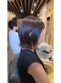 切りっぱなしボブ