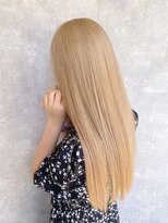 ヘアーアンドメイク ブロッサム 志木南口店(HAIR&MAKE Blossom)&nbsp;ミルクティーベージュハイトーンブリーチダブルカラー志木新座