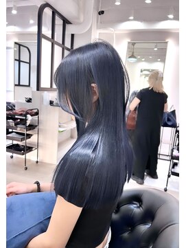 アンドシャルム 心斎橋(&CHALME) 垢抜けブルーブラック