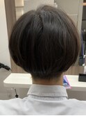 マッシュ+ストレートアイロン