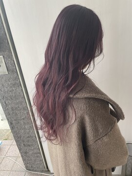 コレロ ヘアー(KORERO hair) ボルドーピンク