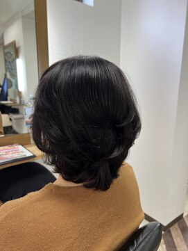 ヘアークラフト サン 住吉店 [ヘアークラフトサン] 大人女性におすすめ◎ふんわりミディアム