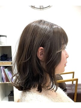 シエル エマージュ 松戸(CIEL Emerge) 【ミディアムボブ×グレージュ】