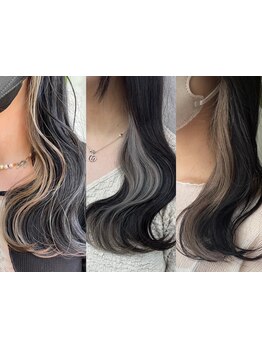 《大宮トレンドサロンで叶える》インナーカラー×顔まわりカットで小顔効果◎明るい印象の垢抜けスタイルに