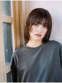 ミディアムレイヤー20代/30代/40代/庭瀬