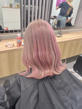 ペレ 渋谷(PELE) 前髪/アンブレラカラー/こなれミディ/イメチェン/ウェーブパーマ