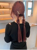 簡単ヘアアレンジ◎