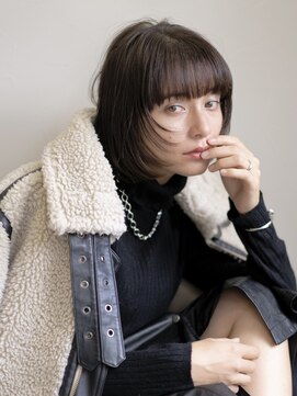 ヘアサロン セロ(Hair Salon SERO) 【セロ姫路】大人ボブ_顔周りレイヤー_内巻きボブ