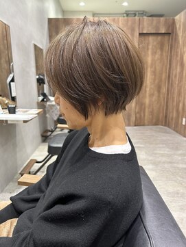 アヴァンス セブンパーク天美 松原店(AVANCE.) 大人可愛い★ショートボブ★ベージュ
