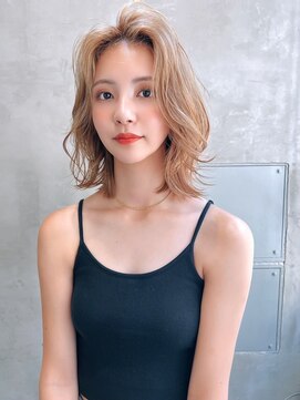 ロジッタ(ROJITHA) 【ROJITHA原宿表参道】くびれボブ×ミルクティベージュ