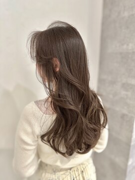 アクション 心斎橋店(ACTION) 20代30代レイヤーカット 顔まわりカット 韓国お姉さん