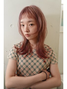 レコ 渋谷(LECO) ペールピンクデザインカラーグラデーションカラー