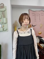 アンドチル 渋谷(AND CHILL)&nbsp;マッシュウルフ/顔まわりレイヤー/アッシュグレージュ