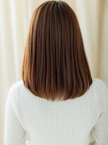 カバーヘア ブリス 志木南口駅前店(COVER HAIR bliss)&nbsp;小顔フェザーバング美髪艶感ストレートミディアムX志木30代40代