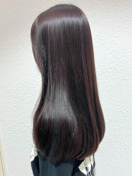 ビューティシモ 川越(Beautissimo) ラベンダーグレージュ セミロング うるつや 髪質改善