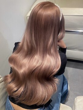 ベレーザ 渋谷(BELEZA) 16084ブリーチ&ダブルカラーナチュラルブラウンパールベージュ