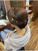 祭りヘアセット