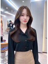 ロンドリゼル 札幌(Lond RiseL)&nbsp;ミディアムレイヤーカット/レイヤー/顔周り/韓国/髪質改善/札幌