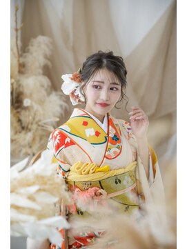 ふわふわシニヨン♪