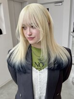 リヴ オオサカ(LIV OSAKA)&nbsp;ホワイトブロンド/レイヤーカット/ケアブリーチ/トリプルカラー