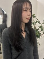 キー(kii)&nbsp;顔まわりレイヤー/レイヤーカット/アッシュカラー/ベージュ