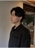 毛流れパーマ