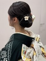 グランマッシュ(GRANMASH) 振袖シニヨンヘア