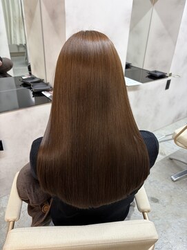 エルフレームバイワンラヴェスト(L'FLAME by one Lovest) 顔周りレイヤー/ダブルカラー/髪質改善/ケアブリーチ長野駅前