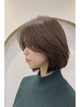 アンジェリカラボ 梅田店(ANGELICA LABO) 流れる顔まわりレイヤーbob