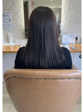 ヘアメイクアモーレ 光の森店(Hair Make Amore) 美髪再生トリートメント×ブルーグレージュ