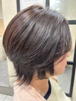 美粧 ほそや お花茶屋本店 レイヤーボブ /ショートウルフ/くびれボブ/ダークグレージュ