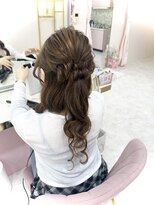 ルート(Ru-t)&nbsp;★夜限定メニュー★「￥ 1500ヘアセット」3.ハーフアップ