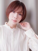 カバーヘア ブリス 志木南口駅前店(COVER HAIR bliss) ピンクメッシュブリーチなし丸みショートマッシュボブ20代30代W