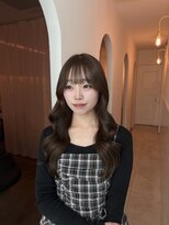 カシェ マエノヘタ(Cashe'e MAENOHETA) くびれ巻きヘーゼルショコラカラー
