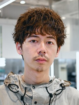 フィフス 大分(fifth) 大分シャドウパーマメンズカットラウンドマッシュツーブロック