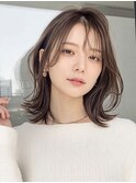 【顔タイプソフトエレガント】柔らかレイヤーで垢抜け大人ミディ