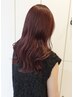 【IORI】赤み・暗髪から透明感カラーへ♪カット＋ケアブリーチカラー ￥17,780