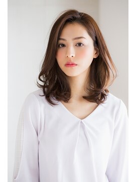 ラフ フロム ガーデン(Laf from GARDEN) 【加藤貴大】30代40代髪形 イルミナカラー フェザーロング