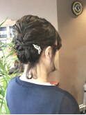 ボブアレンジ ツイストアップスタイル