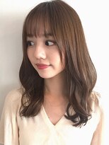 ヴェイン(VEIN)&nbsp;【VEIN】小顔 イルミナカラー ダブルバング ブランジュ 大人青山