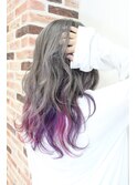 20代30代40代大人かわいい愛されグレージュ×インナーユニコーン