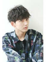 グロウミドル(GROW middle) 黒髪マッシュ×大人ソフトスパイラルパーマ　野村恵子