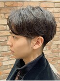 前下がりセンターパート　ナチュラル　丸の内/大手町/東京
