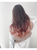 【ALIVE吉祥寺】グラデーションカラー＊ピンク