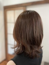 ノズヘアー(Noz hair) ミディアム　ハイライト