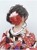 大人かわいい三つ編みツイストシニヨン/ルーズアップアレンジ♪